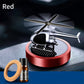 🚁⚡ BLIXTREA! Metall Solar Helikopter Luftfräschare – Soldriven Rotation, Snygg Bildekor & Frisk Doftspridare 🌿