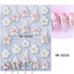 ✨Heta erbjudande: 1+1 GRATIS!✨5D-blommiga nageldekaler