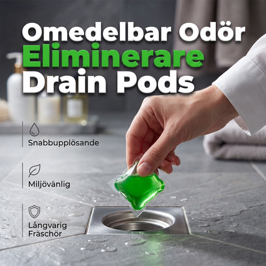 🥳STOR REA 2026🥳💞Över 50 000 sålda!｜Luktneutraliserande kapslar för avlopp – En bioenzymformel som neutraliserar lukter direkt vid källan. Omedelbar fräsch doft, utan starka kemikalier. Säg adjö till pinsamma lukter. 🚰✅