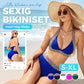 Sexig och het Kvinnors Tvådelad Baddräkt med Volang