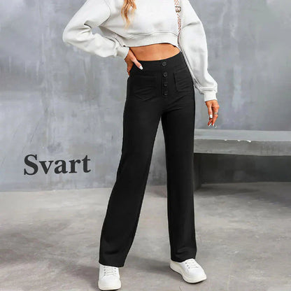 💖SISTA DAGEN REA 56 % RABATT🥰Casual stretchbyxor med hög midja för damer