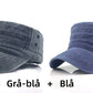 En trendig, bekväm och luftig keps med platt topp