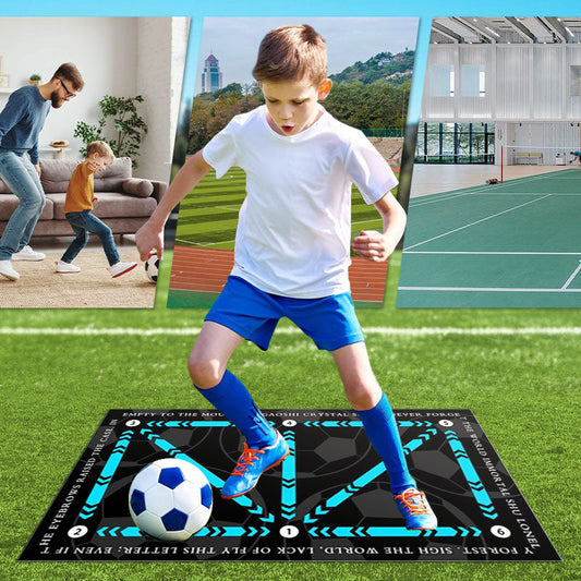 ⚽Fotbollsträningsmatta för alla nivåer Halkfri och tyst