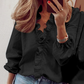 👚 50% RABATT! ✨ Långärmad Damskjorta med Volanger – Lös Passform, Lanternärmar & Perfekt för Vår & Höst 🌸