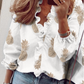 👚 50% RABATT! ✨ Långärmad Damskjorta med Volanger – Lös Passform, Lanternärmar & Perfekt för Vår & Höst 🌸