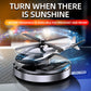 🚁⚡ BLIXTREA! Metall Solar Helikopter Luftfräschare – Soldriven Rotation, Snygg Bildekor & Frisk Doftspridare 🌿