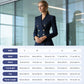 👔50% RABATT👩‍💼Dubbelknäppt kritstrecksrandig kavaj för damer – Skräddarsydd passform, elegant affärsoutfit och premiumtyg för självförtroende✨
