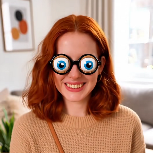 🥸 KÖP 2, FÅ 1 GRATIS! 🎉 Blinkande Glasögon – Rolig Effekt, LED Ljus & Lättvikt 📦