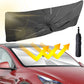 🚗 Vikbart bilskydd ✨☀️ Blockar UV & värme ❄️🛡️ Skyddar instrumentbräda & inredning