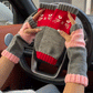 ⚡ Julrea 50% Rabatt! 🎉 Varma & Mysiga Stickade Fingerlösa Handskar – Sött Kattmönster för Kvinnor 🧤🐱📦