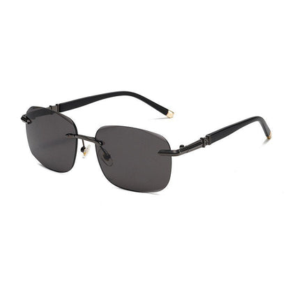 🔥KÖP 1 FÅ 1 GRATIS🔥Crystal Stone Frameless skyddande solglasögon