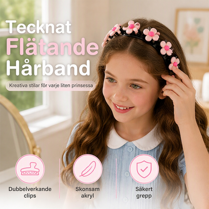 🎀 Köp 1 få 1 gratis! ✨ Söta flätade hårnål – fin dekoration för flickor – mjukt ABS-harts, stadigt grepp & enkel användning – perfekt present till dottern 💝