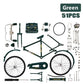 ⚙️ 50% Rabatt! 🎉 DIY Cykelmodell Byggsats – Skala 1:10, Realistisk Design & Pedagogiskt Byggande 🚲🔧📦