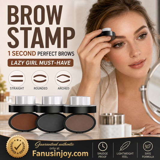 🎁 2026 Nya Ankomster 50% rabatt💥Eyebrow Stamp Pulverset med Applikatorborste, Ett Tryck Perfekta Ögonbryn, Vattentålig Långvarig 24H Ögonbrynsmakeup för Enkla Dagliga Salongsliknande Ögonbryn