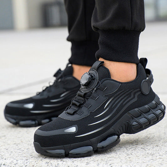 🔥New Twist Button Shockproof Anti-Puncture Safety Shoes for Men and Women