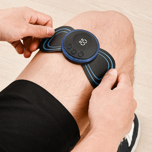 💆‍♂️ 50% RABATT! ✨ Mini Lågfrekvent Pulsmassageapparat - 10 Intensitetsnivåer med Värme för Djup Muskellättnad 🔥🌀