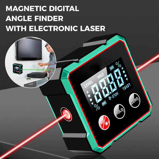 Magnetisk digital vinkelmätare med elektronisk laser