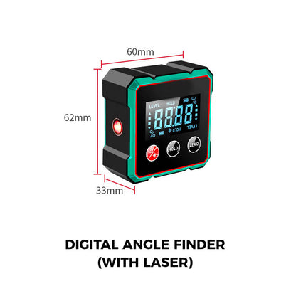 Magnetisk digital vinkelmätare med elektronisk laser