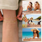 ✨ Köp 1 få 1 gratis! 💛 Lager-på-Lager Guld Ankelarmband för Kvinnor – Rhingsten, Justerbar & Perfekt Strandsmycke 🏖️