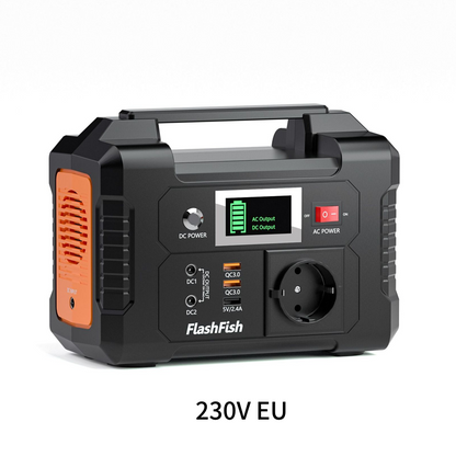 ⏳Tidsbegränsad special⚡200W bärbart kraftverk med display