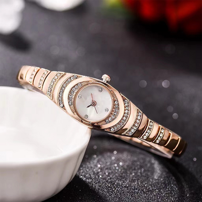 💎Damarmbandsklocka med strass⌚