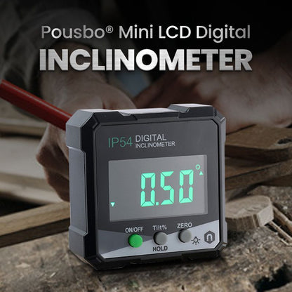 Pousbo® Mini LCD Digital Inklinometer Vinkelmätare (50% RABATT!)