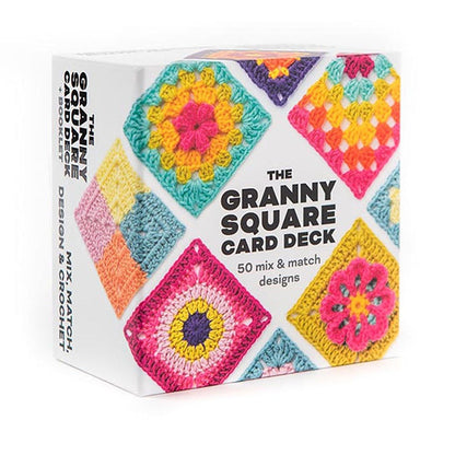 🧵 Granny Square-kortlek för virkning – 50 mönster att mixa och matcha 🧶