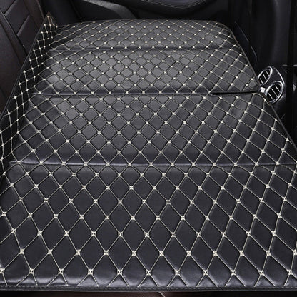 🚗 50 % RABATT NU! ✨ Icke-uppblåsbar bilmadrass – hopfällbar och bärbar för bilresor/camping, bekvämt stöd utan pump 🏕️📦