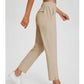 👖 50% RABATT NU! ✨ Dambyxor med Hög Midja & Resår – Fickor med Dragkedja – Perfekt för Träning, Pendling & Vardag 🌿