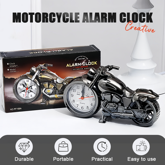 Kreativ motorcykelväckarklocka