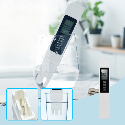 💧 50% RABATT NU! 🌊 3-i-1 TDS Vattenkvalitetstestare – Mäter pH, Klor & Hårdhet – Perfekt för Pool & Akvarium 📱