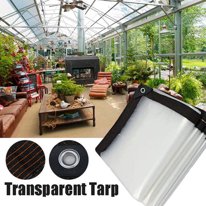 Kraftig transparent presenning – vattentät, isolerande & rivtålig 🛡️💧