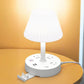 Bordslampa med USB-uttag och eluttag