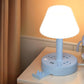 Bordslampa med USB-uttag och eluttag