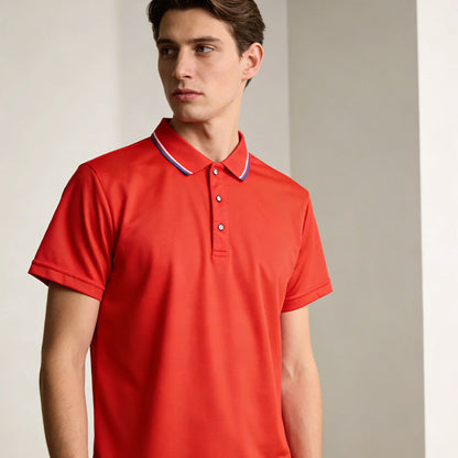 👕 50% RABATT NU! 👔 Herr Klassisk Kortärmad Kragskjorta Set – Tippad Krage, Andningsbart Tyg & Flervärdespaket ✨