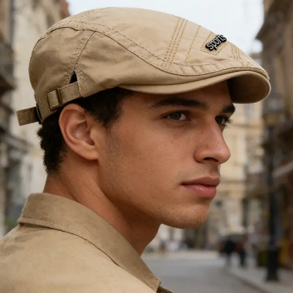 🧢2026 SPECIALREA🍂Klassisk platt keps (Ivy cap) – andningsbar bomull, justerbar & tidlös design 🧢✨