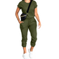 👚 50% RABATT NU!🌿 Bekvämt Tracksuit för Damer – Tvådelat Set med Fickor & Justerbar Dragsko – Andningsbart Polyester Loungewear i 8 Färger 🏃‍♀️