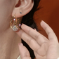 💛 50% RABATT NU! ✨ Dubbla Hoop-Örhängen med Glittrande Zirkonia-Kulor – Lagerdesign, Briljant Glans & Lättvikt – Vardagselegans 💎