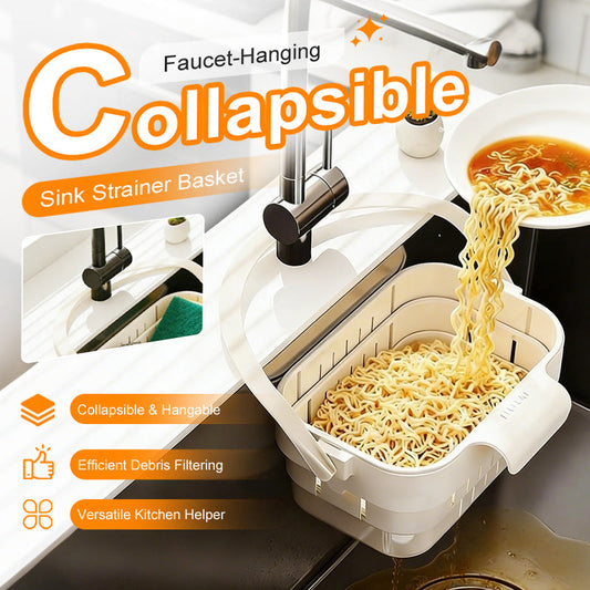 ✨50% RABATT NU! ✨🧼Hopfällbar sil för diskhon – fångar matrester ， perfekt för små kök 🏠