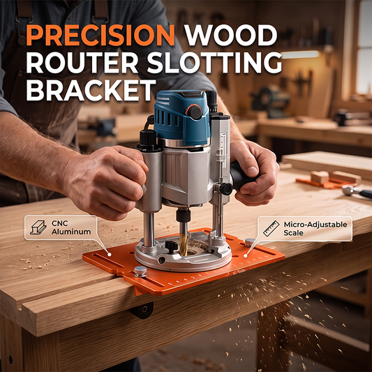🔧 50% RABATT NU! ⚙️ Aluminiumlegeringens Träfräsningsfäste för Spårning – Precisionsstyrning & Stabil Konstruktion – Perfekt för Professionell Träbearbetning & DIY 🛠️