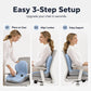 🪑 50 % RABATT NU! ✨ Ergonomisk Sittdyna i Memory Foam med Ryggstöd – Bekväm & Stödjande För Hem, Kontor & Bil