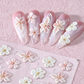✨Heta erbjudande: 1+1 GRATIS!✨5D-blommiga nageldekaler