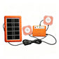 💥 50 % rabatt! ☀️ Bärbart solenergisystem – 4 W solpanel, 2400 mAh-batteri, stöd för Type-C/USB/DC-portar. Inkluderar 2 LED-lampor. Vattentåligt och stöttåligt. Perfekt för camping och nödsituationer 🛡️