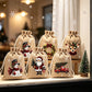 🎄 TIDSBEGRÄNSAT 50% RABATT! 🎁 Julklappspåsar med Dragsko – Festliga Tomte- & Renmotiv, Dubbel Dragsko & Hållbart Tyg – Julglädje i Varje Gåva ✨