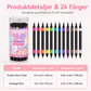 💅 50 % RABATT NU! 🎨 24-färgers dubbeländade nagelkonstpennor – livfulla nyanser, fin & borstspets – perfekt för hemmamanikyr ✨