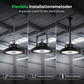 💡 50% RABATT NU! UFO LED Högbajslampa – 100W, 160lm/W, 220V, för Industri, Lager & Stora Utrymmen 🏭✨