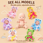 🧸50 % RABATT🎀Mini babydockor, 6 söta stilar, gulligt leksak för barn