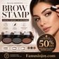 🎁 2026 Nya Ankomster 50% rabatt💥Eyebrow Stamp Pulverset med Applikatorborste, Ett Tryck Perfekta Ögonbryn, Vattentålig Långvarig 24H Ögonbrynsmakeup för Enkla Dagliga Salongsliknande Ögonbryn
