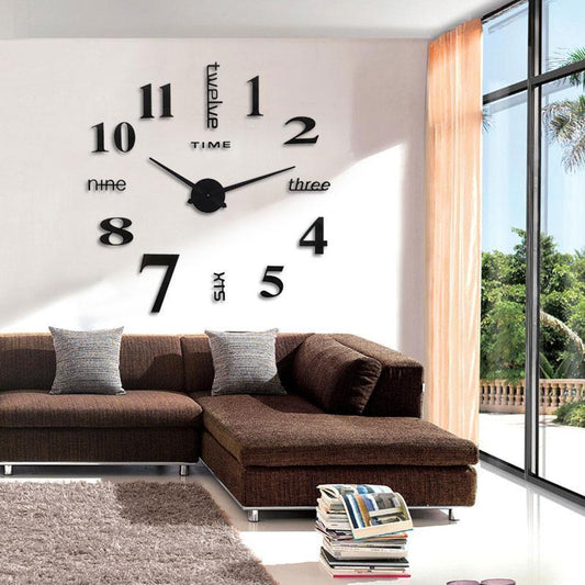 Reloj de Pared Moderno DIY Sin Perforaciones