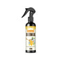 Spray de cera de abejas para muebles con ingredientes naturales.